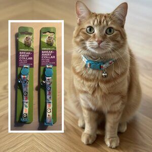 2 NEW Cute Break-Away Collar for Cats - Sushi Design - One Size